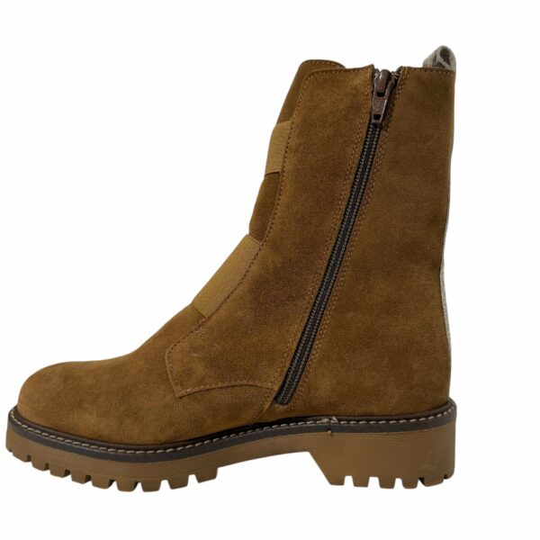 REQINS - BOOTS DUSKY CUIR VELOUR - NOISETTE – Image 2