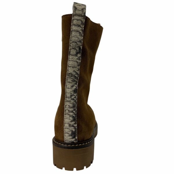 REQINS - BOOTS DUSKY CUIR VELOUR - NOISETTE – Image 3