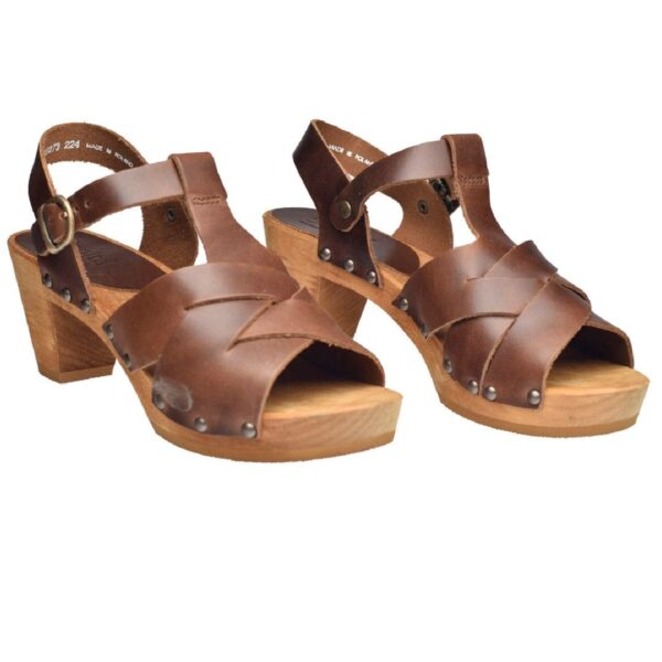 SANITA - Sabots Wood Falo Marron – Image 2