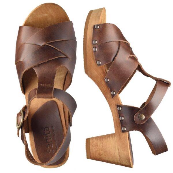 sabots-wood-falo-marron