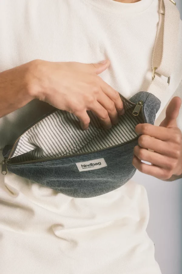 HINDBAG - Banane Olivia - Denim Gris – Image 3