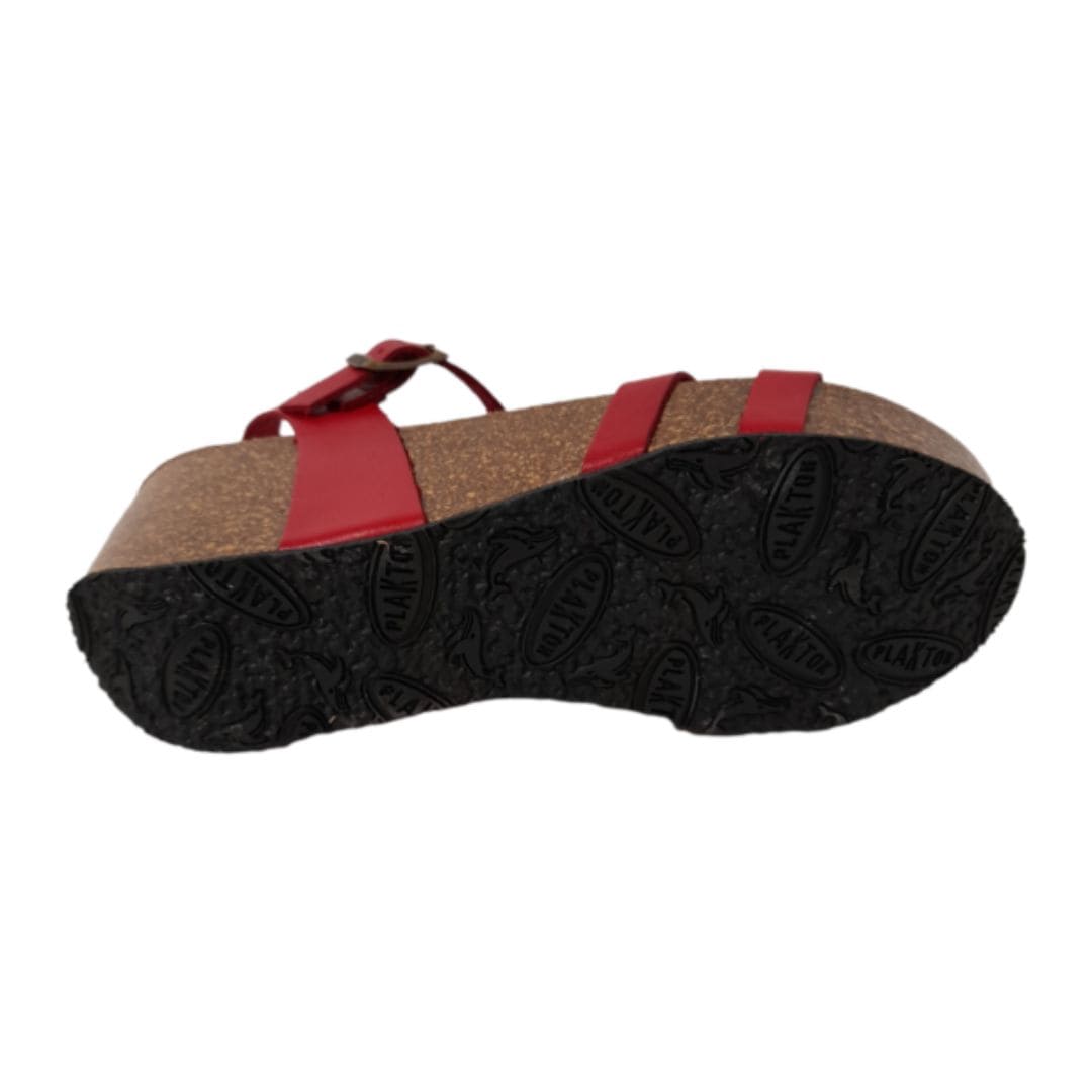 PLAKTON Sandales So Berna rouge
