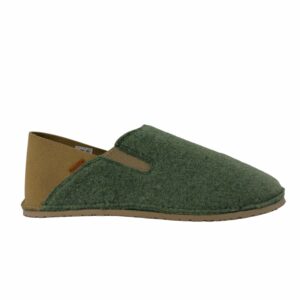 FRODDO - CHAUSSONS - SLIP ON WOOLY BAREFOOT - GREEN