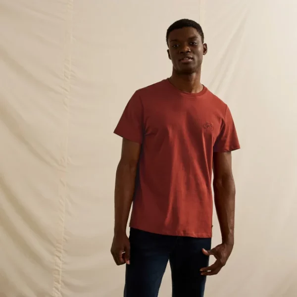 Faguo - Arcy - T-shirt col rond rouge – Image 2