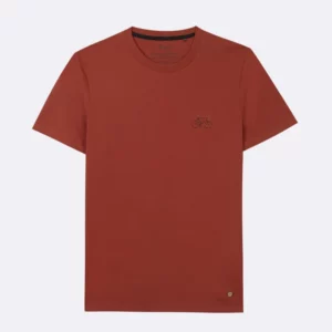 faguo-arcy-t-shirt col rond rouge