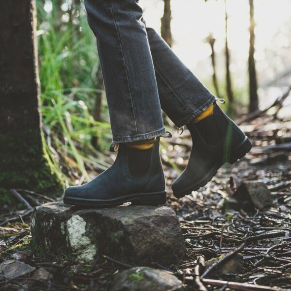 BLUNDSTONE - Boot en Daim Navy – Image 3