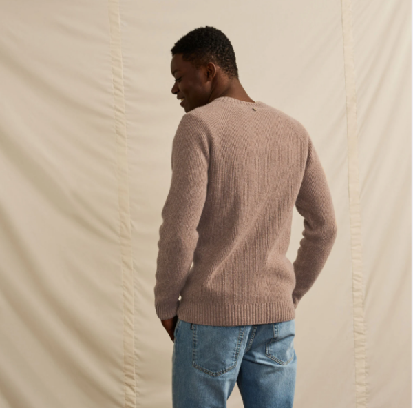 FAGUO - FREHEL - Pull beige chiné – Image 3