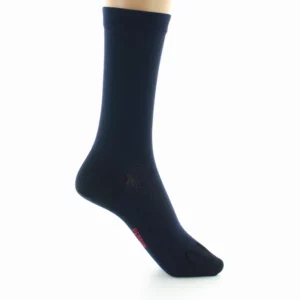 PERRIN - Chaussettes femme - Soie Naturelle - Marine