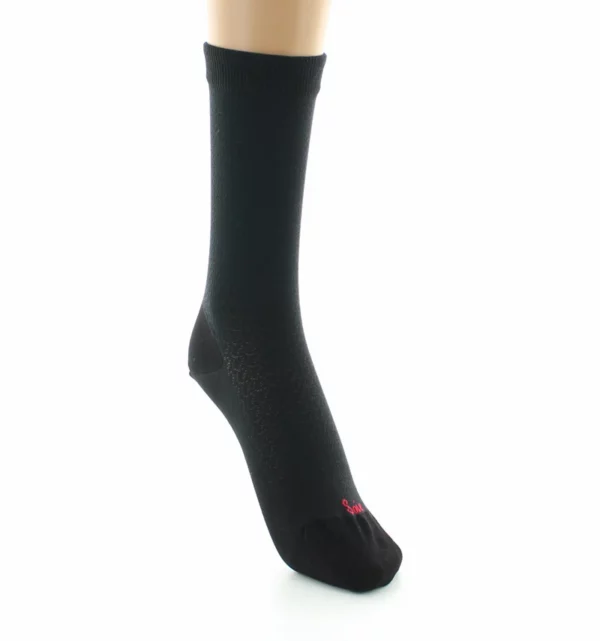 perrin-chaussettes-femme-en-maille-ajourée-soie-noir