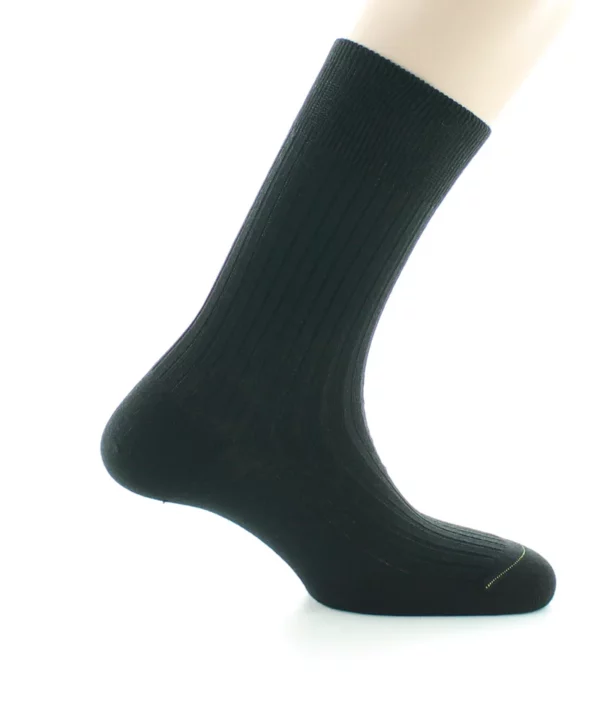 perrin-chaussettes-homme-cotes-pure-laine-bio-noi