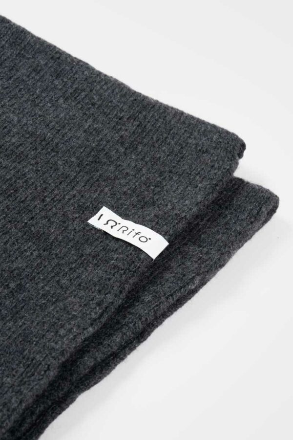 rifo-mima-tour-de-cou-laine-gris-charbon