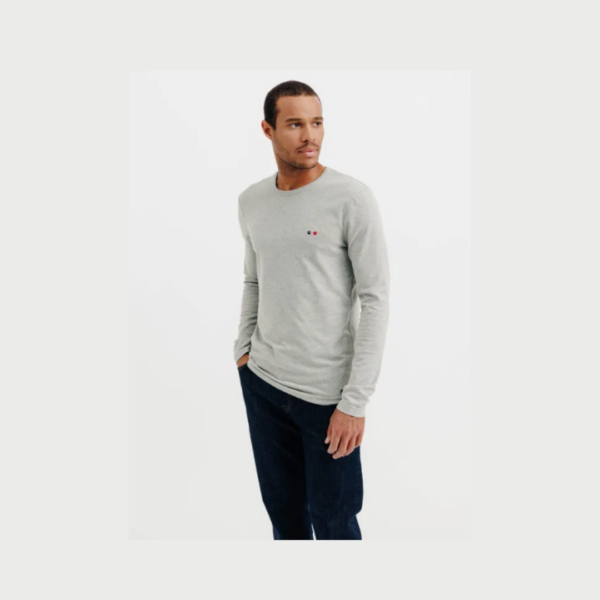 LA GENTLE FACTORY - TEE - SHIRT - BASTIAN VELO - GRIS