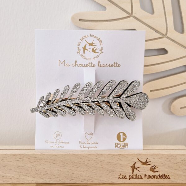 lph-barrette-clip-branche-de-pin-argente