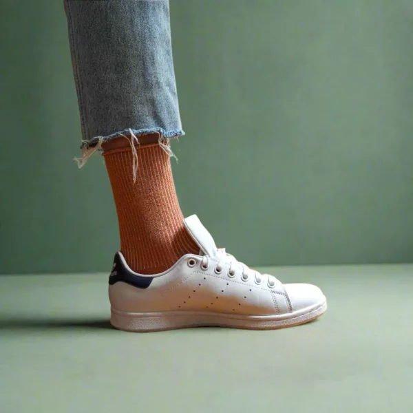 klue-chaussette-bamboo-lurex-g-terracotta