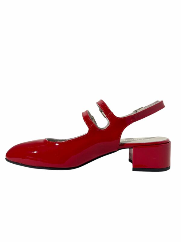 REQINS - Ballerines Rosewood cuir vernis - Rouge – Image 3