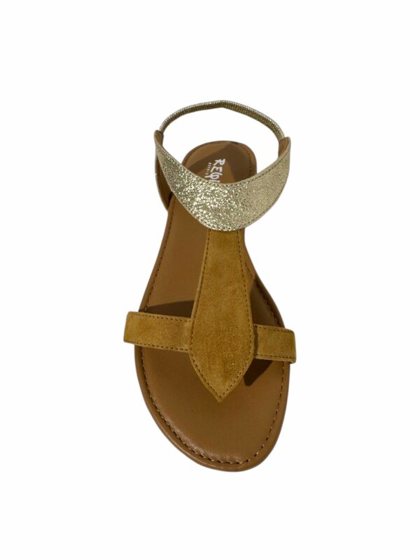 REQINS - Sandales Bernie - Havane Or – Image 2