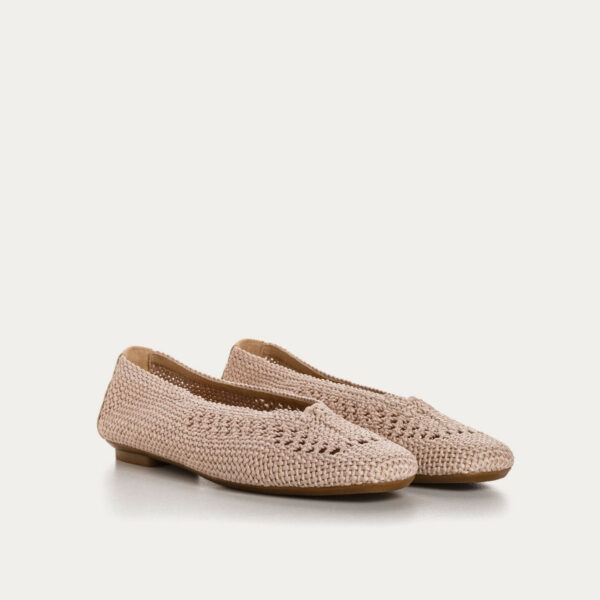 REQINS - Ballerines Hanaba en crochet - Naturel – Image 2