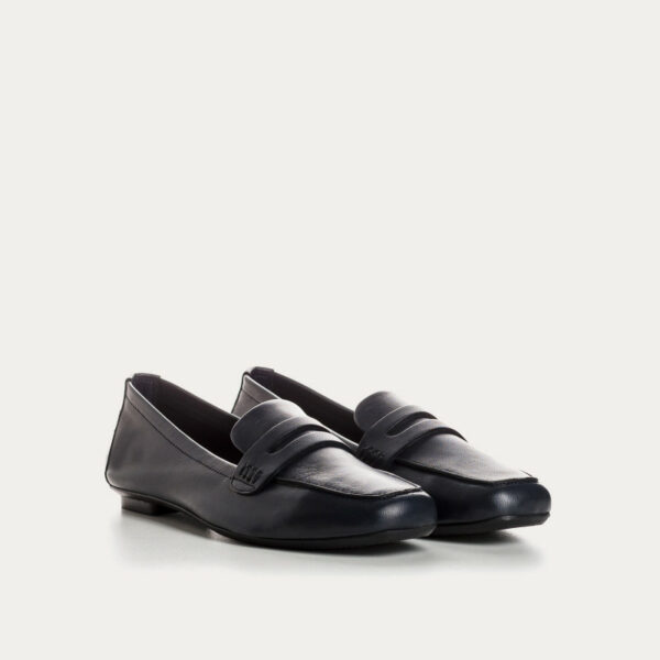 REQINS - Mocassins Hema Cuir - Marine – Image 2