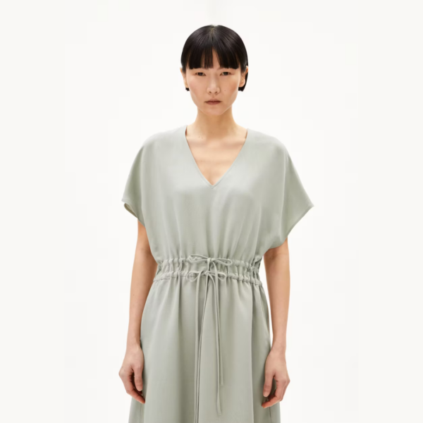 ARMEDANGELS - Robe Maaholina Lino - Seagreen – Image 3