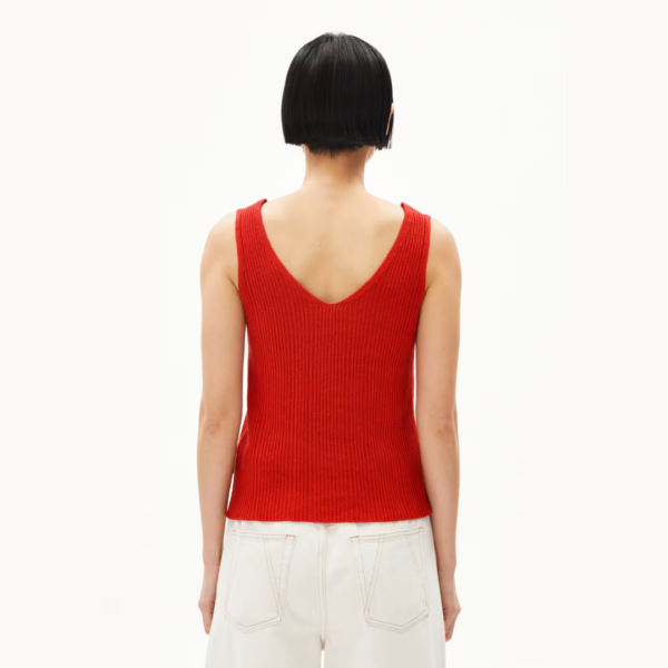 ARMEDANGELS - Top Caaro Lino - Coral Blush – Image 2