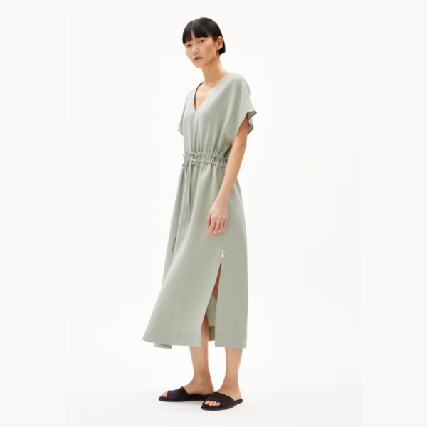 ARMEDANGELS - Robe Maaholina Lino - Seagreen – Image 2