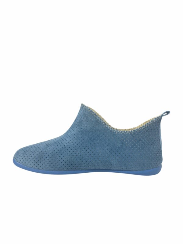 LA MAISON DE L'ESPADRILLE - Bottillon Perforé 2180 - Ciel – Image 3