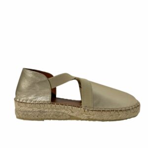 LA MAISON DE L'ESPADRILLE - Espadrille Elastique - Or
