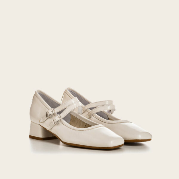 REQINS - Babies à talon Kristen - Off white – Image 3