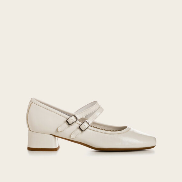 REQINS - Babies à talon Kristen - Off white – Image 2