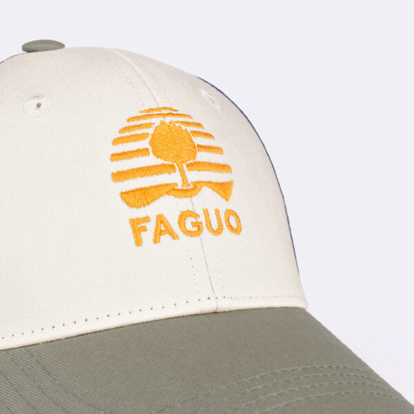 FAGUO - Casquette Trucker Cap - Vert d'eau & bleu – Image 3