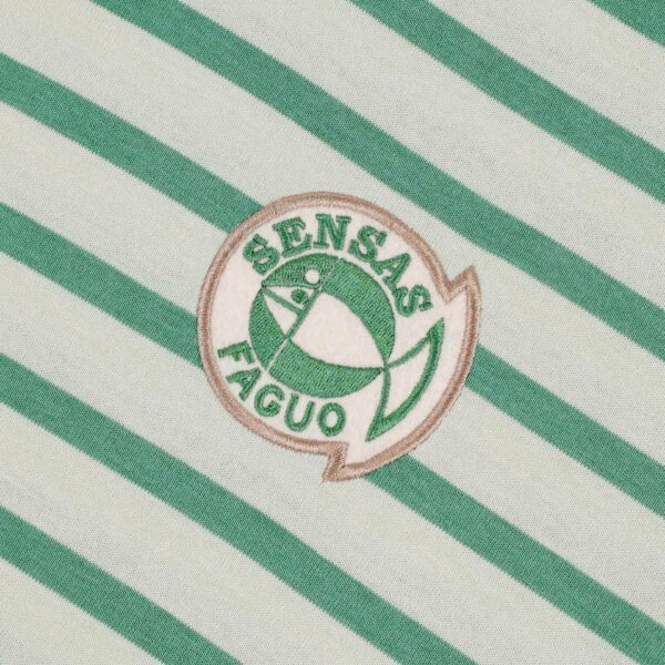 FAGUO - Tee shirt Lugny - Ecru & vert – Image 3
