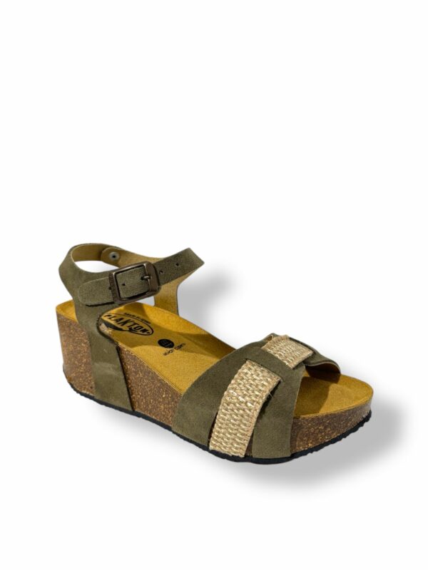 PLAKTON - Sandales So Brave - Kaki – Image 2