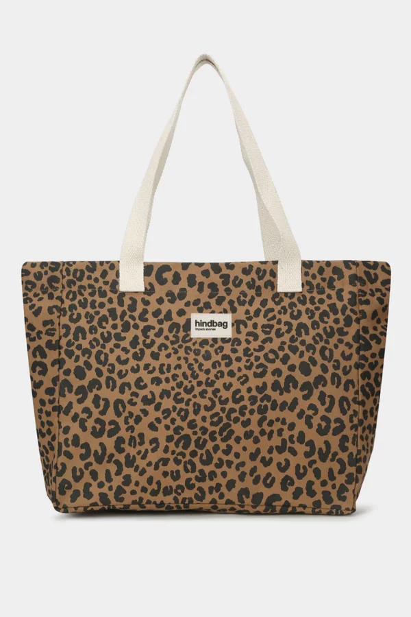 HINDBAG - Sac cabas Claude - Léopard Cannelle – Image 2