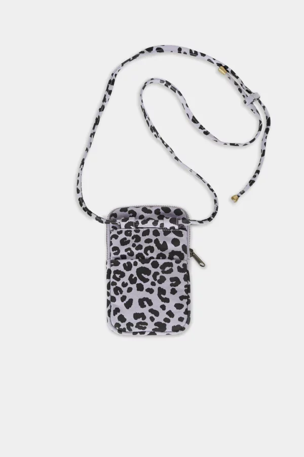 HINDBAG - Pochette téléphone Bill - Léopard Lilas – Image 3