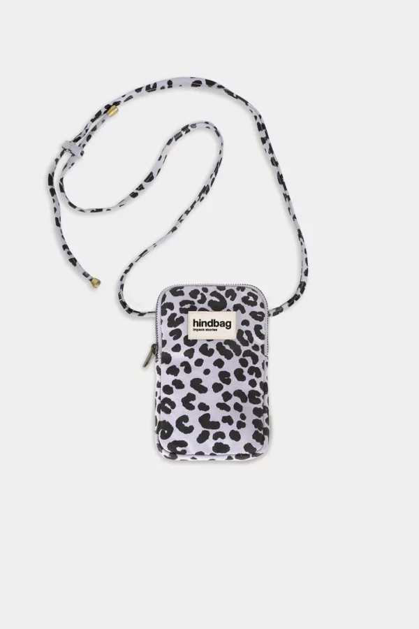 HINDBAG - Pochette téléphone Bill - Léopard Lilas – Image 2