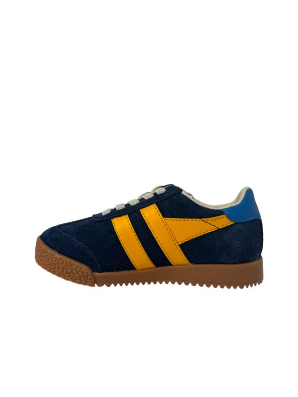 GOLA - Baskets Elan - Bleu marine/jaune – Image 3