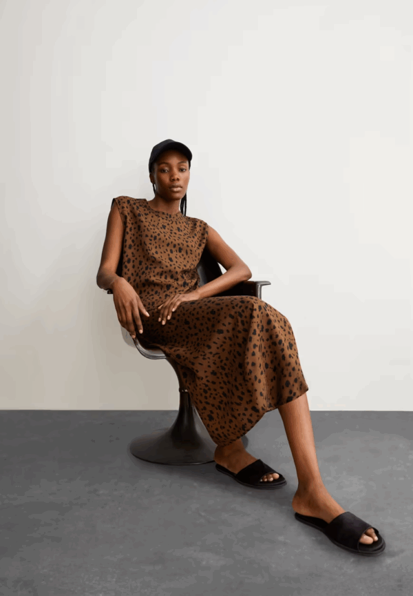 ARMEDANGELS - Jupe Wolaaria Leopaa - Dark camel – Image 2