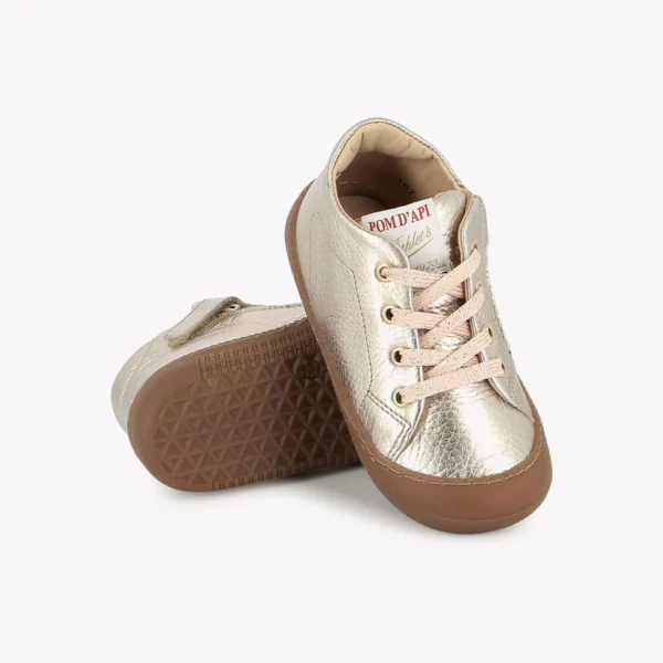 POM D'API  - Chaussures Yaka Walk - Or – Image 2