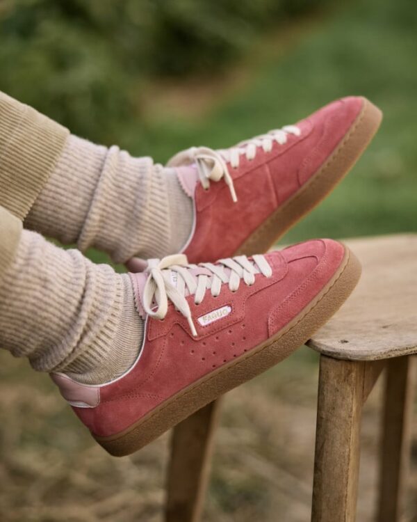 FAGUO - Baskets Lumbo Suede - Rose – Image 2