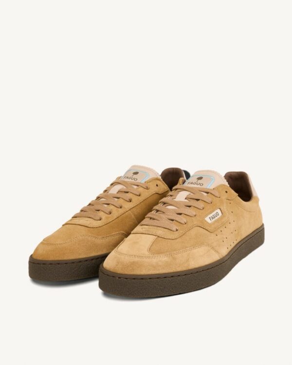 FAGUO - Baskets Lumbo Suede - Camel – Image 3