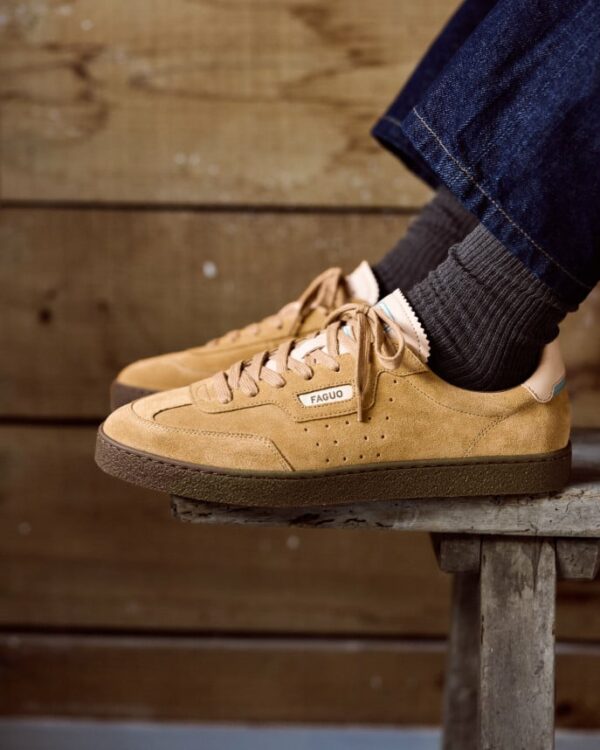 FAGUO - Baskets Lumbo Suede - Camel – Image 2
