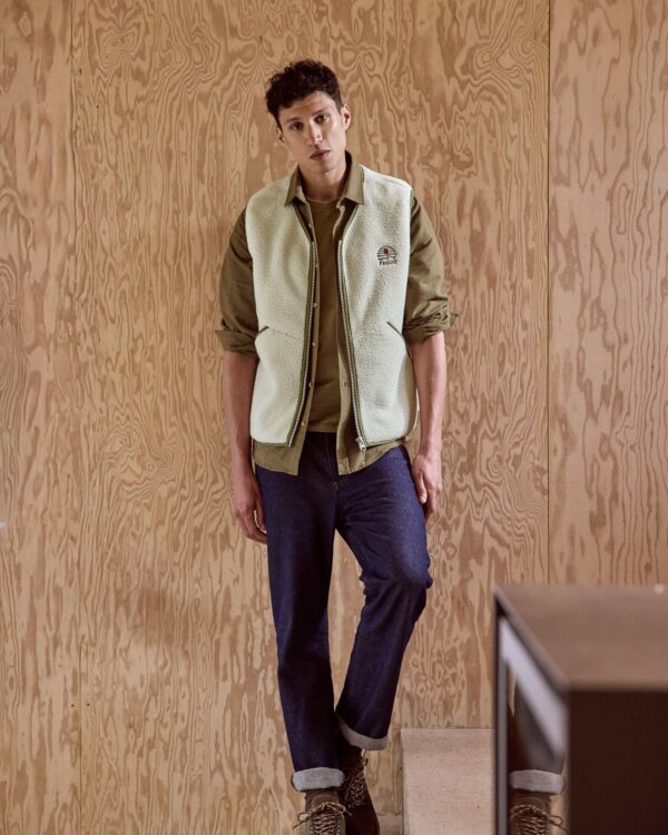FAGUO - Veste sans manches polaire Teillay - Ecru – Image 2