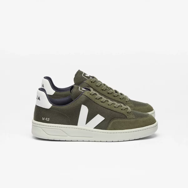 veja-v12-mesh-olive-white
