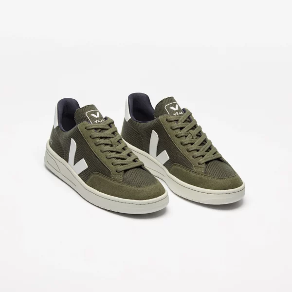 VEJA - Baskets V12 Mesh - Olive White – Image 2