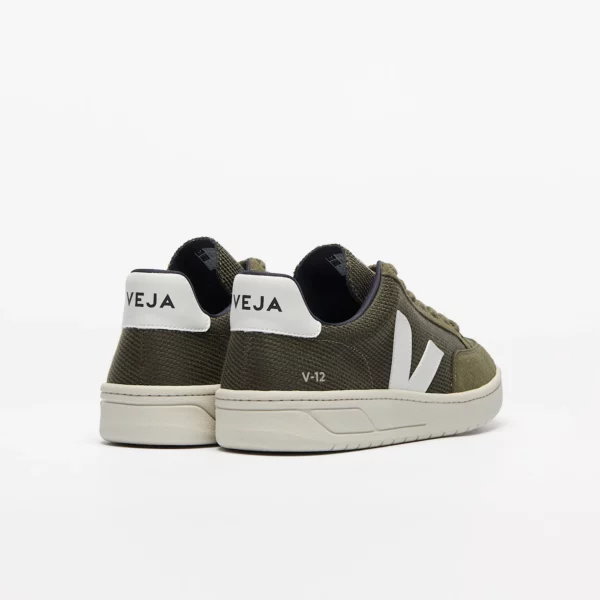 VEJA - Baskets V12 Mesh - Olive White – Image 3