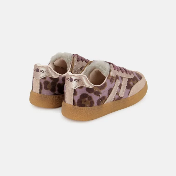 SHOOPOM - Baskets à lacets Yuzu - Léopard Violet – Image 3