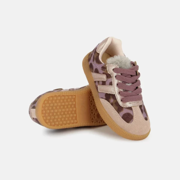 SHOOPOM - Baskets à lacets Yuzu - Léopard Violet – Image 2