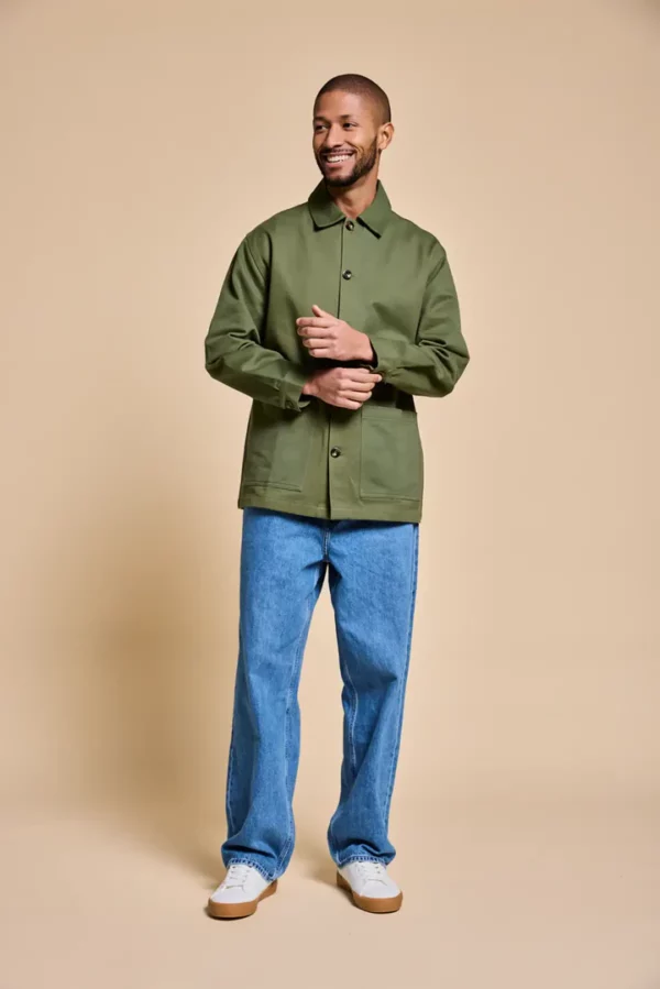 HINDBAG - Veste mixte Marcel - Olive – Image 3