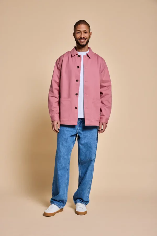 HINDBAG - Veste mixte Marcel - Rose Blush – Image 3
