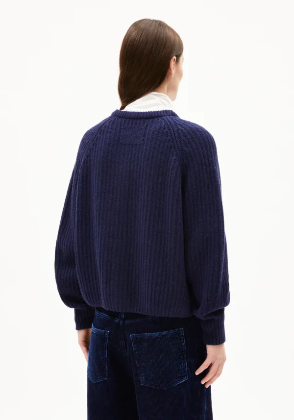 ARMEDANGELS - Cardigan Selmaa en laine - Navy – Image 2